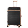 Černý / koňakový cestovní kufr madisson stripe 4W L 63703-76-01 - hlavní obrázek