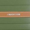 Černý / koňakový cestovní kufr madisson stripe 4W L 63703-76-01 - 13. obrázek
