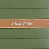 Mléčně bílý / koňakový cestovní kufr madisson stripe 4W S 63703-55-24 - sedmý obrázek