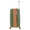 Zlatorůžový / koňakový cestovní kufr madisson stripe 4W M 63703-66-25 - šestý obrázek