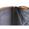 Mléčně bílý / koňakový cestovní kufr madisson stripe 4W L 63703-76-24 - 12. obrázek