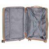 Mléčně bílý / koňakový cestovní kufr madisson stripe 4W L 63703-76-24 - druhý obrázek