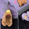 Fialová BAAGL školní aktovka zippy kapybara A-35965 - osmý obrázek