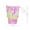 Růžový / potisk BAAGL školní penál pastelkovník rainbow unicorn A-35457 - šestý obrázek