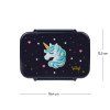 Modrý / potisk BAAGL box na svačinu s přihrádkami unicorn gold A-36213 - čtvrtý obrázek