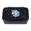 Modrý / potisk BAAGL box na svačinu s přihrádkami unicorn gold A-36213 - třetí obrázek