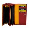 Červená dámská peněženka Beverly Hills Polo Club Colorfull long - BH-2966-02 - třetí obrázek