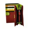 Červená dámská peněženka Beverly Hills Polo Club Colorfull combi - BH-2968-02 - třetí obrázek