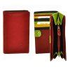 Červená dámská peněženka Beverly Hills Polo Club Colorfull combi - BH-2968-02 - hlavní obrázek