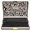 Šedá kazeta Sacher Fleur Venice Leather - 2010.510.561604 - pátý obrázek
