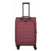 Červený cestovní kufr Travelite SKAII 4W M - 8000448-10 - čtvrtý obrázek